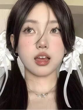 White Ribbon Bow Hair Clips Set of 2 | Cute Coquette Side Hair Bows